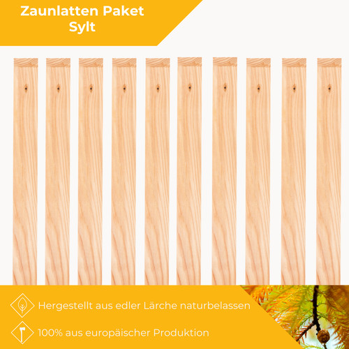 Zaunlatten holz lärche paket - holz,