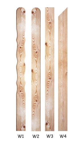Lattenzaun aus holz sibirische - aus,